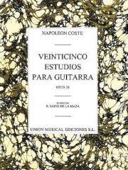 25の練習曲（ナポレオン・コスト）（ギター）【25 Estudios para Guitarra】