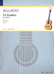 24の練習曲（ディオニシオ・アグアド）（ギター）【24 Studies】