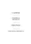カスティーリャ・セギディーリャ（イサーク・アルベニス）（ピアノ二重奏）【Castilla Seguidilla】