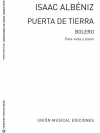 プエルタ・デ・ティエラ（イサーク・アルベニス）（ヴィオラ+ピアノ）【Puerta De Tierra-Bolero】