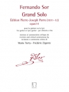 グランド・ソロ（フェルナンド・ソル）（ギター）【Grand Solo: Edition Pierre Porro (1811-12), Op. 14】