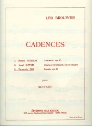 カデンツァ・ソナタ・Op.25（フェルナンド・ソル）（ギター）【Cadence Sonate, Op. 25】