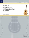 「スペインのフォリア」による変奏曲とフーガ（マヌエル・ポンセ）（ギター）【Variations on Folia de Espana and Fugue】