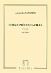12のやさしい小品・Vol.2（アレクサンドル・タンスマン）（ギター）【12 Pièces faciles Vol.2】