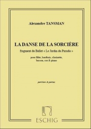 魔女の踊り（アレクサンドル・タンスマン）（木管五重奏+ピアノ）【La Danse de la Sorcière】