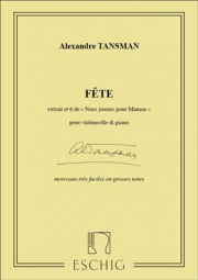 Nous jouons pour Maman No.6: Fete（アレクサンドル・タンスマン）（チェロ+ピアノ）