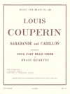 サラバンドとカリヨン（ルイ・クープラン） (金管四重奏)【Sarabande and Carillon】