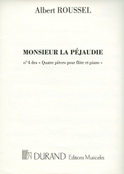 Monsieur de la Péjaudie（アルベール・ルーセル）（フルート+ピアノ）