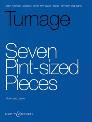 7つの小品（マーク＝アンソニー・タネジ）（ヴァイオリン+ピアノ）【Seven Pint-Sized Pieces】