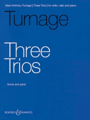 3つの三重奏曲（マーク＝アンソニー・タネジ）（弦楽二重奏+ピアノ）【Three Trios】