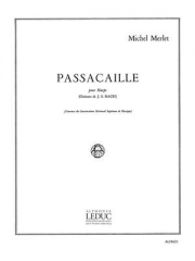 パッサカリア・Op.19 （ミシェル・メルレ）（ハープ）【Passacaille Op.19】