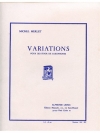 変奏曲・Op.32 （ミシェル・メルレ）（サックス四重奏）【Variations Op.32】