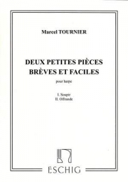 短くてやさしい2つの小品 （マルセル・トゥルニエ）（ハープ）【2 Petites Pieces breves et faciles】