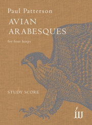 アビアン・アラベスク （ポール・パターソン）（ハープ四重奏）【Avian Arabesques】