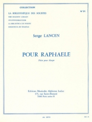 ラファエロのために （セルジュ・ランセン）（ハープ）【Pour Raphaele】