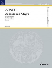 アンダンテとアレグロ・Op.58・No.1（リチャード・アーネル）（フルート+ピアノ）【Andante and Allegro op. 58/1】