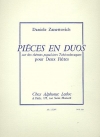 デュオのための小品（ダニエル・ザネットビチ）（フルート二重奏）【Pieces En Duos】