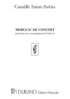 演奏会用小品（カミーユ・サン＝サーンス）（ハープ+ピアノ）【Morceau de Concert】