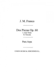 2つの小品・Op.60（J M・フランコ）（ハープ）【Dos Piezas Op.60】