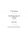 2つの小品・Op.60（J M・フランコ）（ハープ）【Dos Piezas Op.60】