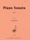 ピアノ・ソナタ・No.4（パウル・パフィオール）（ピアノ）【Piano Sonata, No. 4】