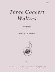 3つの演奏会用ワルツ（リー・バースウォルド）（ピアノ）【Three Concert Waltzes】