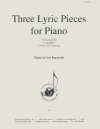 3つの抒情的小品（リー・バースウォルド）（ピアノ）【Three Lyric Pieces】