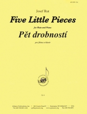5つの小品（ジョセフ・ラット）（フルート+ピアノ）【Five Little Pieces】
