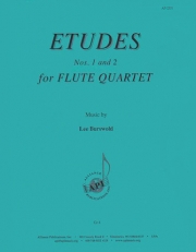 エチュード・No.1＆2（リー・バースウォルド）（フルート四重奏）【Etudes 1 and 2】