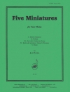 5つの小品（ヤン・パベル）（フルート四重奏）【Five Miniatures】