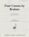 4つのカノン（ヨハネス・ブラームス）（テューバ三重奏）【Four Canons by Brahms】