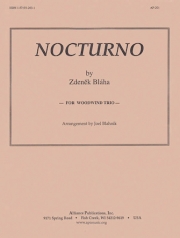 ノクターン（ズデニェク・ブラハ）（木管三重奏）【Nocturno】