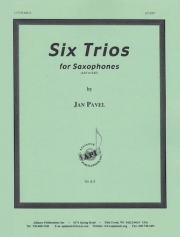 6つのトリオ（ヤン・パベル）（サックス三重奏）【Six Trios】