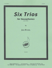 6つのトリオ（ヤン・パベル）（サックス三重奏）【Six Trios】