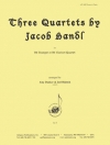3つの四重奏曲（ヤーコプ・ハンドル）（クラリネット四重奏）【Three Quartets by Jacob Handl】