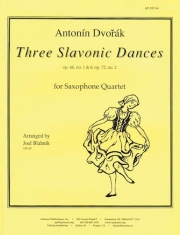3つのスラブ舞曲（アントニン・ドヴォルザーク）（サックス四重奏）【Three Slavonic Dances】
