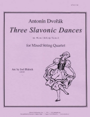 3つのスラブ舞曲（アントニン・ドヴォルザーク）（弦楽四重奏）【Three Slavonic Dances】