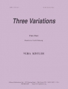 3つの変奏曲（ヴェラ・キスラー）（フルート二重奏）【Three Variations】