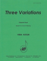 3つの変奏曲（ヴェラ・キスラー）（クラリネット二重奏）【Three Variations】