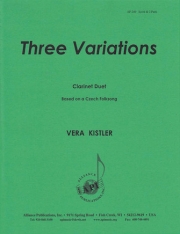 3つの変奏曲（ヴェラ・キスラー）（クラリネット二重奏）【Three Variations】