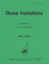 3つの変奏曲（ヴェラ・キスラー）（クラリネット二重奏）【Three Variations】
