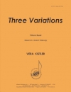 3つの変奏曲（ヴェラ・キスラー）（ホルン二重奏）【Three Variations】
