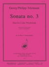 ソナタ・No.3（テレマン）（クラリネット二重奏）【Sonata No. 3】