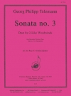 ソナタ・No.3（テレマン）（クラリネット二重奏）【Sonata No. 3】