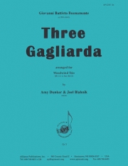 3つのガリアルダ（ジョヴァンニ・バッティスタ・ブオナメンテ）（木管三重奏）【Three Gagliarda】