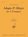 アダージョ＆アレグロ（ジョゼフ・ボダン・ド・ボワモルティエ）（トランペット五重奏）【Adagio & Allegro】