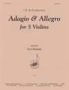 アダージョ＆アレグロ（ジョゼフ・ボダン・ド・ボワモルティエ）（ヴァイオリン五重奏）【Adagio & Allegro】
