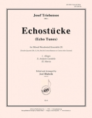 エコシュテュッケ（ヨゼフ・トリーベンゼー）（木管九重奏）【Echostücke】