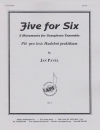 六重奏のための5つの楽章（ヤン・パベル）（サックス六重奏）【Five for Six】