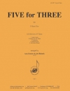 3人のための5曲（ホルン三重奏）【Five for Three】